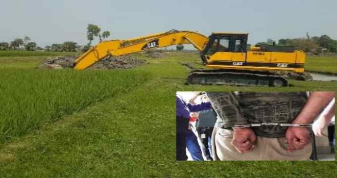 রাজশাহীর পুঠিয়ায় অবৈধ ভাবে পুকুর খনন করায় ১ জনের জেল!