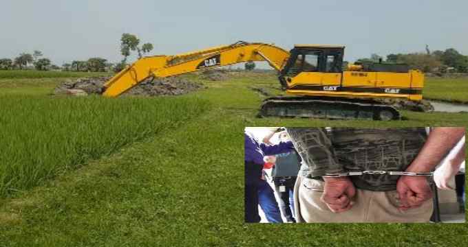 রাজশাহীর পুঠিয়ায় অবৈধ ভাবে পুকুর খনন করায় ১ জনের জেল!