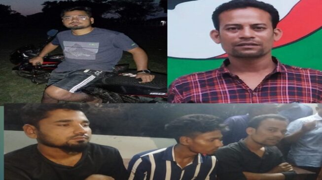 রাজশাহীর দুর্গাপুরে চাইনিজ কুড়াল সহ আটক-৩, জেল হাজতে প্রেরন