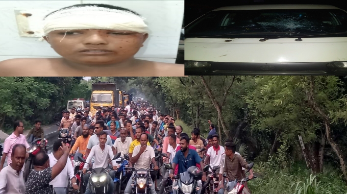 পুঠিয়ায় আ.লীগ নেতার মোটরসাইকেল শোডাউনে হামলা ও ভাঙচুরের অভিযোগ