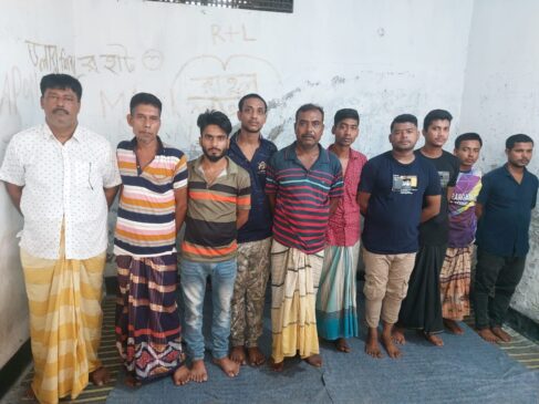 বিভিন্ন মামলায় আটককৃত আসামিরা