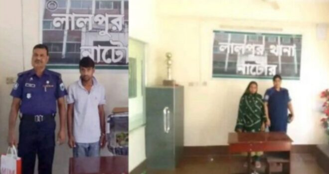 নাটোরের লালপুরে নারী সহ ২ ইমো হ্যাকার আটক