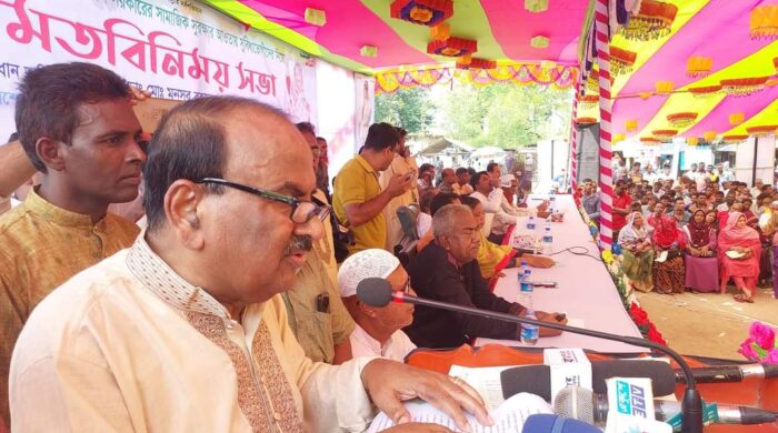 শেখ হাসিনার সরকার আছে বলেই আজ সুবিধাভোগীরা ঘরে বসে ভাতা পাচ্ছেন, আর উন্নয়ন উপভোগ করছেন; দু্র্গাপুরের, উজালখলশীতে এমপি মনসুর রহমান