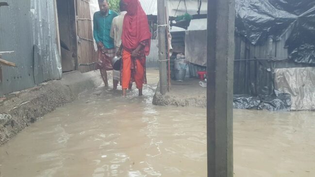 একটু বৃষ্টিতে তলিয়ে যায় বাড়ি-ঘর এ যেন দেখার কেউ নেই! রাজশাহীর পুঠিয়ায় প্রভাবশালীদের দখলে খাল, চড়ম ভোগান্তিতে এলাকাবাসী