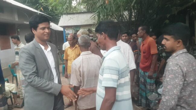 সরকারের উন্নয়ন প্রচারণায় এমপি মনোনয়ন প্রত্যাশী এ্যাড: রায়হান কাওসার