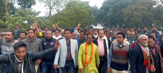 বাগাতিপাড়ার দয়ারামপুর ইউনিয়নে স্বতন্ত্র প্রার্থী আবুল কালামের নির্বাচনী প্রচারনা