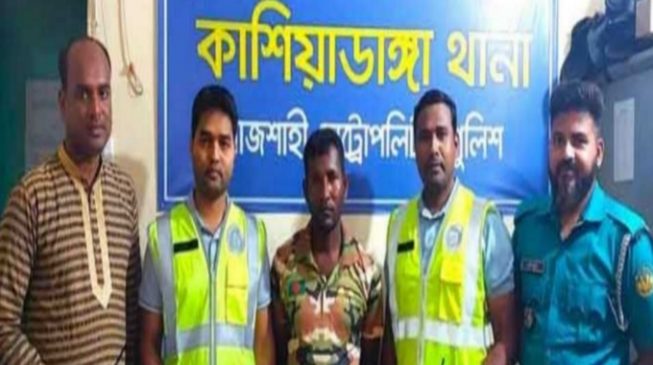 রাজশাহীতে পুলিশের জালে ১২০০ ট্যাপেন্টাডল ট্যাবলেট সহ আটক-১