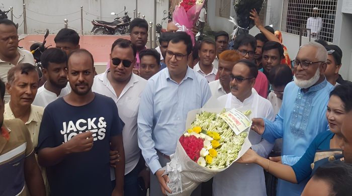 পুঠিয়া উপজেলায় নবনির্বাচিত চেয়ারম্যানগণের দায়িত্বভার গ্রহণ