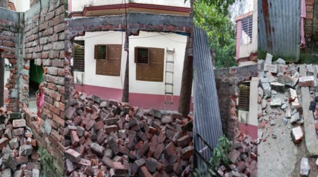 আক্কেলপুরে কলেজ অধ্যক্ষের বাড়িতে হামলা চালিয়ে দখলের চেষ্টা