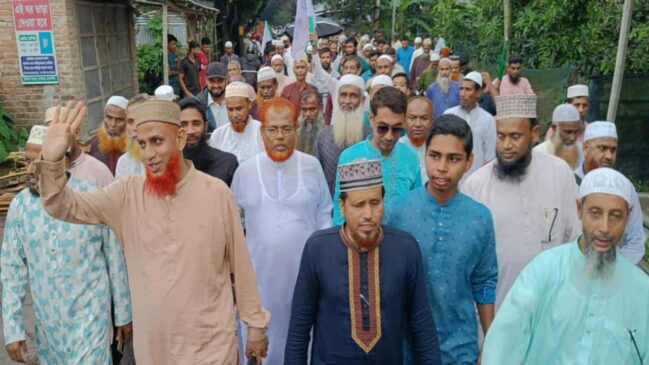 কল্যাণমুখী রাষ্ট্র গঠনে এটাই সময় বাগমারায় গণসংযোগে- ডাঃ আব্দুল বারী