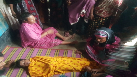 পুঠিয়ায় সাইকেল নিয়ে খেলতে গিয়ে পুকুরে পড়ে শিশুর মৃত্যু