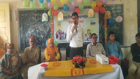 পুঠিয়ায় টাইফয়েড টিকাদান ক্যাম্পেইনের শুভ উদ্বোধন