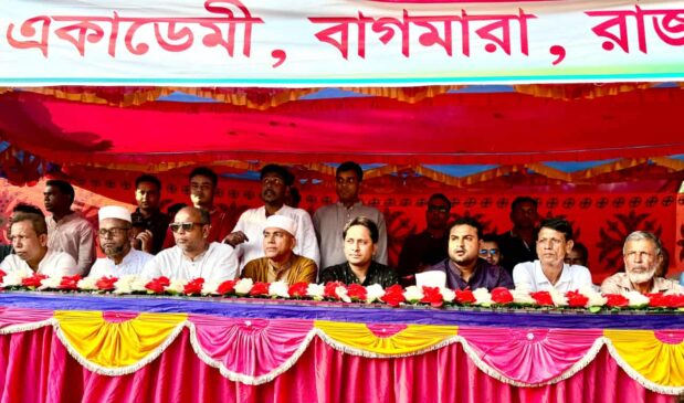 বাগমারায় ফুটবল টুর্নামেন্ট উদ্বোধন করলেন রেজাউল করিম টুটুল