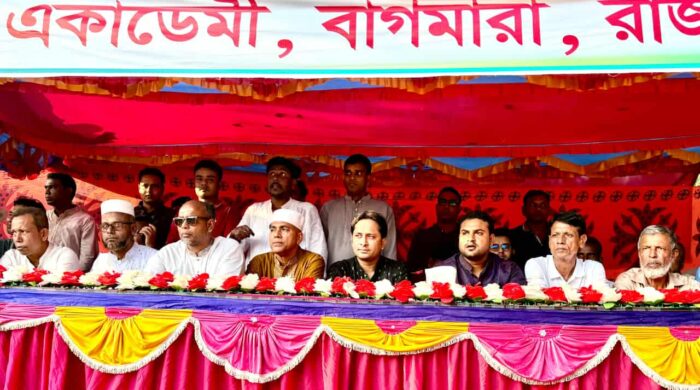 বাগমারায় ফুটবল টুর্নামেন্ট উদ্বোধন করলেন রেজাউল করিম টুটুল